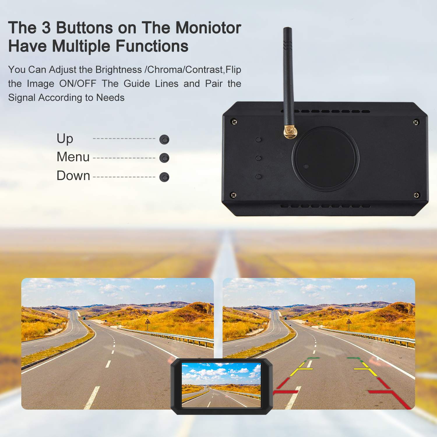 5 in Wireless Back up Monitor with 1 Camera (included) | Frontline ...