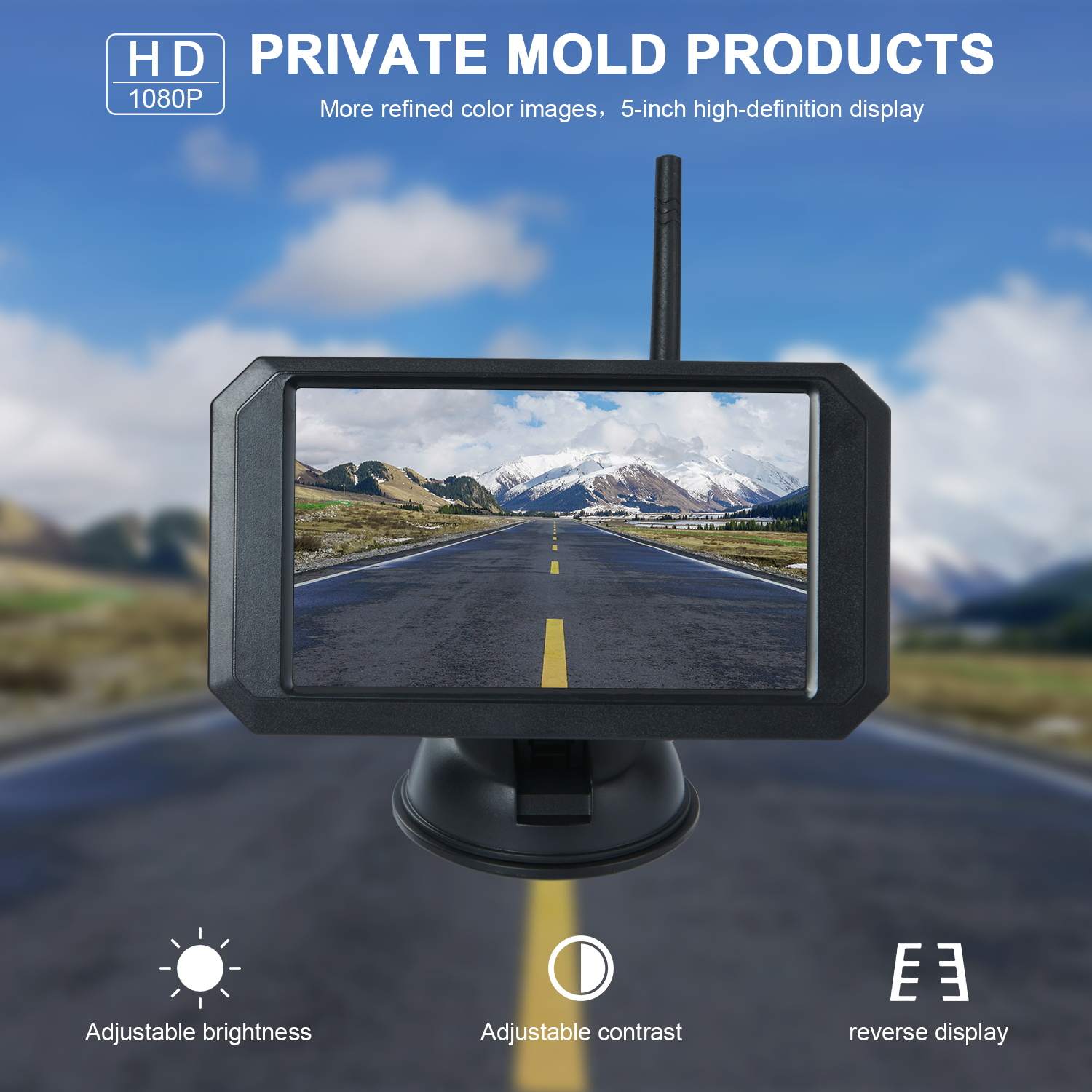 5 in Wireless Back up Monitor with 1 Camera (included) | Frontline ...